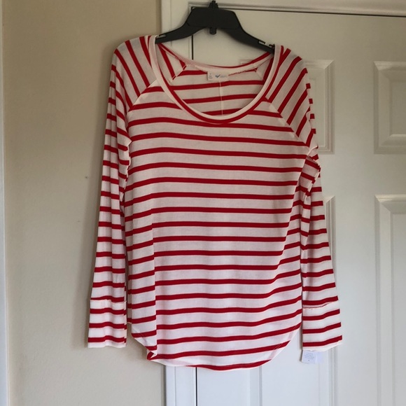 Stem Long Sleeve Striped Tee NWT Sz XS - Picture 1 of 6